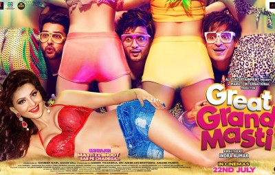 Great Grand Masti Official Trailer Riteish, Vivek, Aftab, Urvashi releases on 22nd July, 2016.