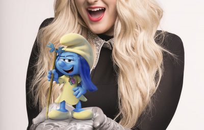 Meghan Trainor voices "Melody Smurf"  in Sony Pictures Animation’s SMURFS: THE LOST VILLAGE.